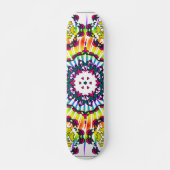 Kaleidoskop und Spiraldesign: Benutzerdefiniertes  Skateboard (Vorne)