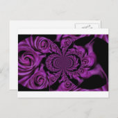 Kaleidoskop-Valentinstag Feiertagspostkarte (Vorne/Hinten)