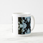 Kaleidoskop-Versteckmuster Kaffeetasse (VorderseiteRechts)
