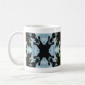 Kaleidoskop-Versteckmuster Kaffeetasse (Links)