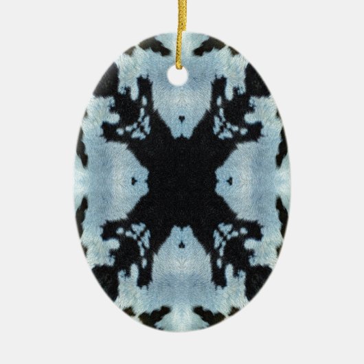 Kaleidoskop-Versteckmuster Keramikornament (Vorne)