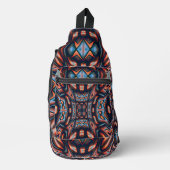 Kaleidoskop Visionen Rustikales Orange 8 Sling Bag (Vorderseite)