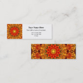 Kaleidoskop-Visitenkarte Mini Visitenkarte (Vorne/Hinten)