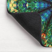 Kaleidoskop von Farben Mousepad (Ecke)