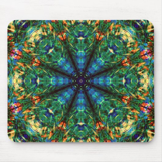 Kaleidoskop von Farben Mousepad (Vorne)