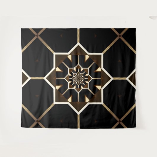 Kaleidoskop Wandteppich (Vorderseite (Horizontal))