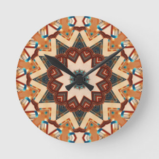 Kaleidoskop-Wanduhr Runde Wanduhr