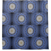 Kaleidoskop-Wasserlilie Duschvorhang (Vorderseite)