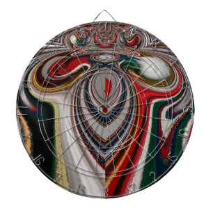 Kaleidoskop-Weihnachten: Festliche Wohndekoration Dartscheibe