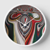 Kaleidoskop Weihnachten: Festliches Zuhause-Décor- Uhr (Vorderseite)