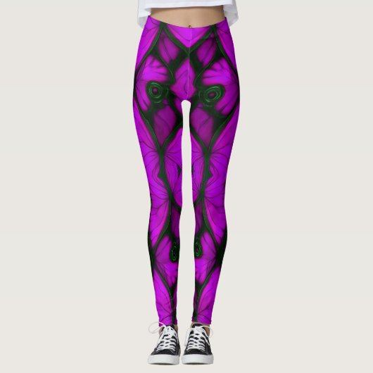 Kaleidoskop Wings Leggings (Vorderseite)