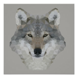 Kaleidoskop-Wolf Poster