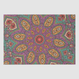 Kaleidoskop-Yoga-Muster Seidenpapier