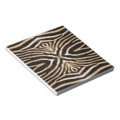 Kaleidoskop Zebra Fur Muster Notizblock (angewinkelt)