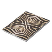 Kaleidoskop Zebra Fur Muster Notizblock (Rotiert)