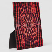 Kaleidoskop Zebra Skin Pattern Fotoplatte (Seite)