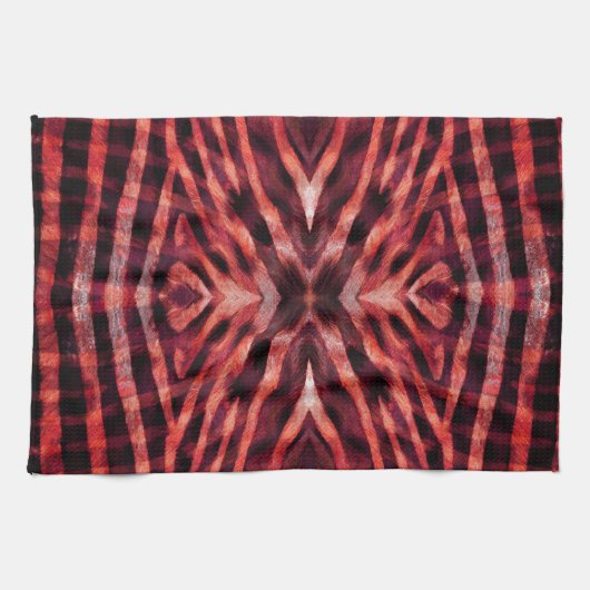 Kaleidoskop Zebra Skin Pattern Handtuch (Horizontal)