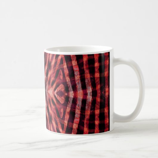 Kaleidoskop Zebra Skin Pattern Kaffeetasse (Rechts)