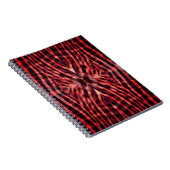 Kaleidoskop Zebra Skin Pattern Notizblock (Rechte Seite)