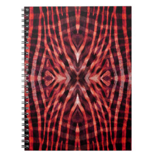 Kaleidoskop Zebra Skin Pattern Notizblock