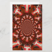 Kaleidoskop Zungenkunst Print/Graphic Briefpapier (Vorne/Hinten)