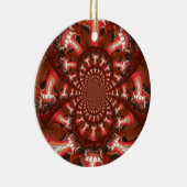 Kaleidoskop Zungenkunst Print/Graphic Keramik Ornament (Rechts)