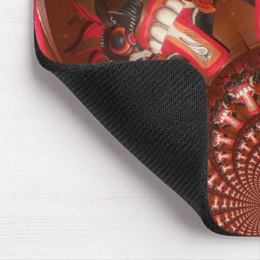 Kaleidoskop Zungenkunst Print/Graphic Mousepad (Ecke)