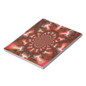 Kaleidoskop Zungenkunst Print/Graphic Notizblock (Rotiert)