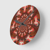 Kaleidoskop Zungenkunst Print/Graphic Runde Wanduhr (Winkel)