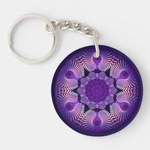 Kaleidoskopapophysis-Blume I Schlüsselanhänger
