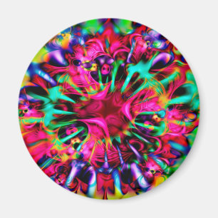 Kaleidoskopapophysis-Fraktal-Kunst - I Magnet