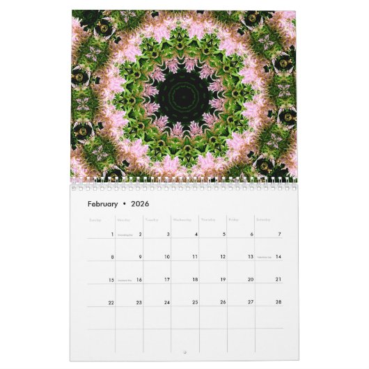 Kaleidoskope Kalender (Feb 2026)