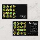 Kaleidoskopisch 110714 - 16 Mandalas Visitenkarte (Vorne/Hinten)