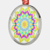 Kaleidoskopisch 260614(1) silbernes ornament (Links)