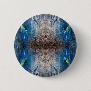 Kaleidoskopisch abstrakt bunt bohemien mandala button