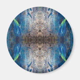 Kaleidoskopisch abstrakt bunt bohemien mandala magnet