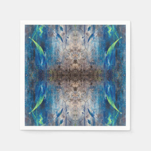 Kaleidoskopisch abstrakt bunt bohemien mandala serviette