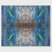 Kaleidoskopisch abstrakt bunt verspielt mandala geschenkpapier (Flach)