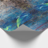 Kaleidoskopisch abstrakt bunt verspielt mandala geschenkpapier (Ecke)