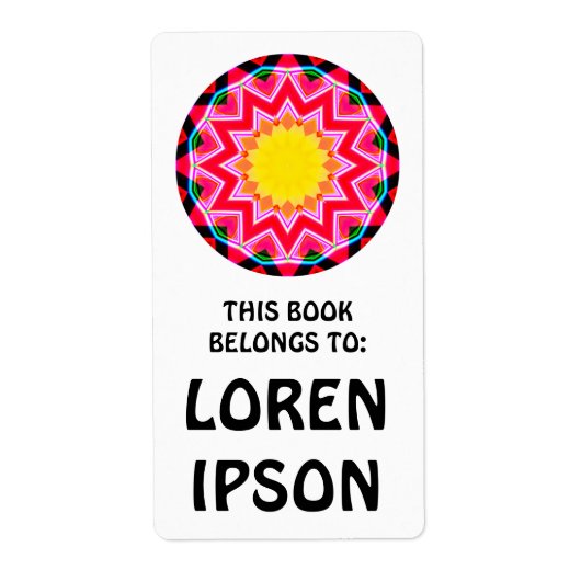 Kaleidoskopisch - Buchungsplatte (Vorne)