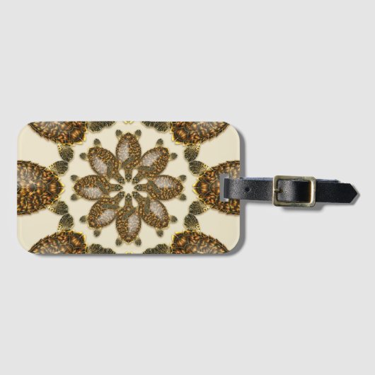 kaleidoskopisch gepäckanhänger (Vorderseite (Horizontal))