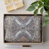 Kaleidoskopisch graue Goldmedaille-Steampunk-Zahnr Seidenpapier (Geschenk)