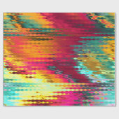 Kaleidoskopische Brillianz: Glass-inspiriert schim Geschenkpapier (Flach)