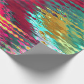 Kaleidoskopische Brillianz: Glass-inspiriert schim Geschenkpapier (Ecke)