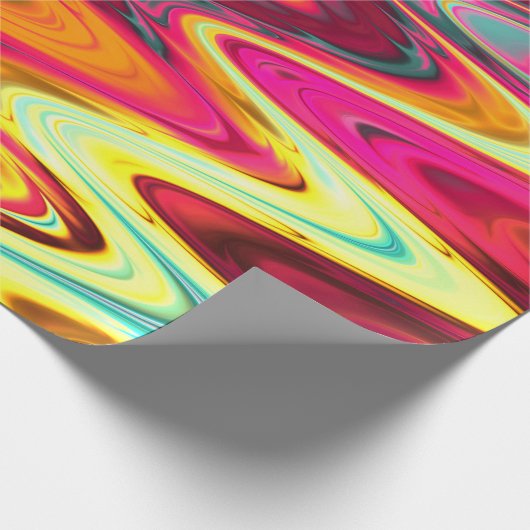 Kaleidoskopische Brillianz: Glass-inspiriert schim Geschenkpapier (Ecke)