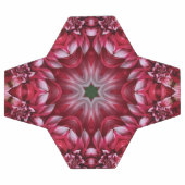 Kaleidoskopische Crimson Dahlia Fußball (Flach)