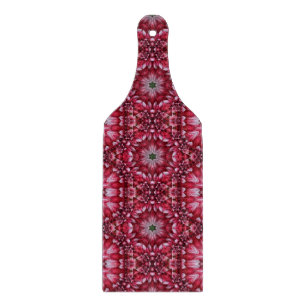 Kaleidoskopische Crimson Dahlia Schneidebrett