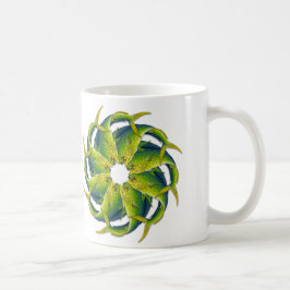 Kaleidoskopische Dolphinfish-Kaffee-Tasse Kaffeetasse