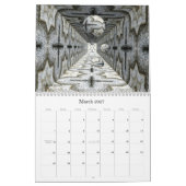 Kaleidoskopische Fraktal, A 2026 Kalender (Mär 2027)