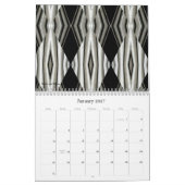 Kaleidoskopische Fraktal, A 2026 Kalender (Jan 2027)
